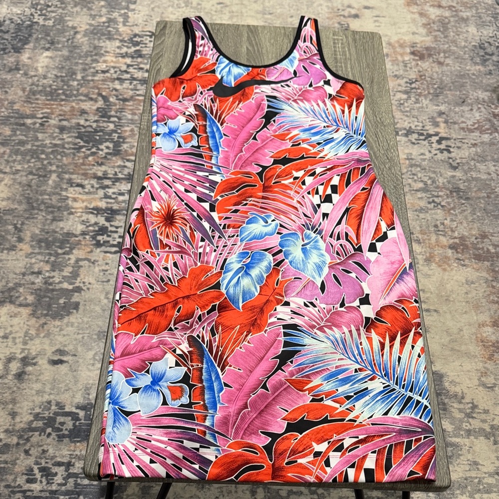 Nike Multicolor Tropical Print Dress